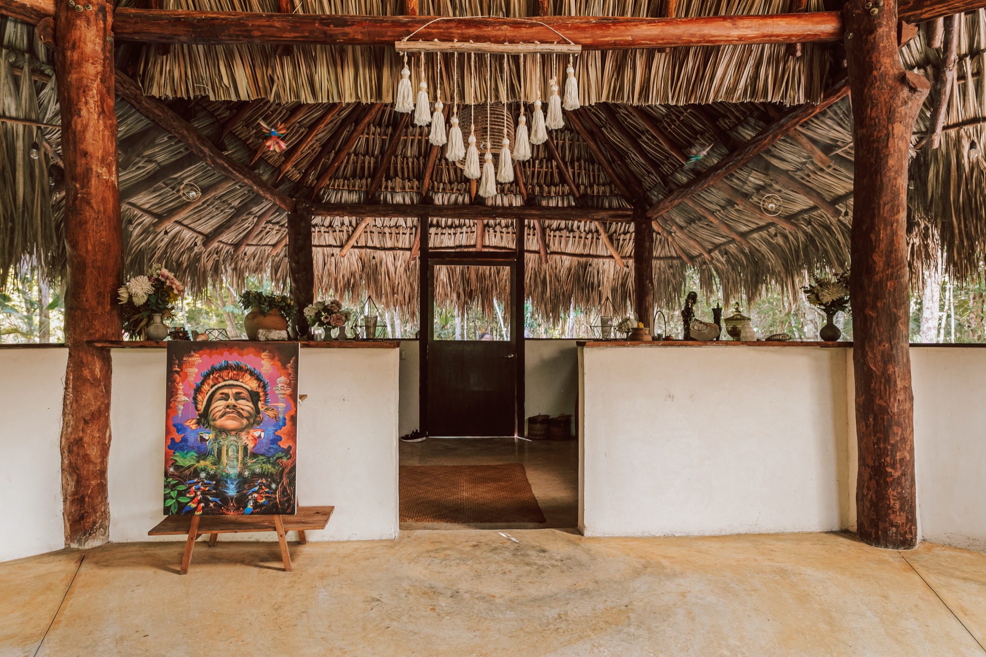 The maloka — available for retreat facilitators